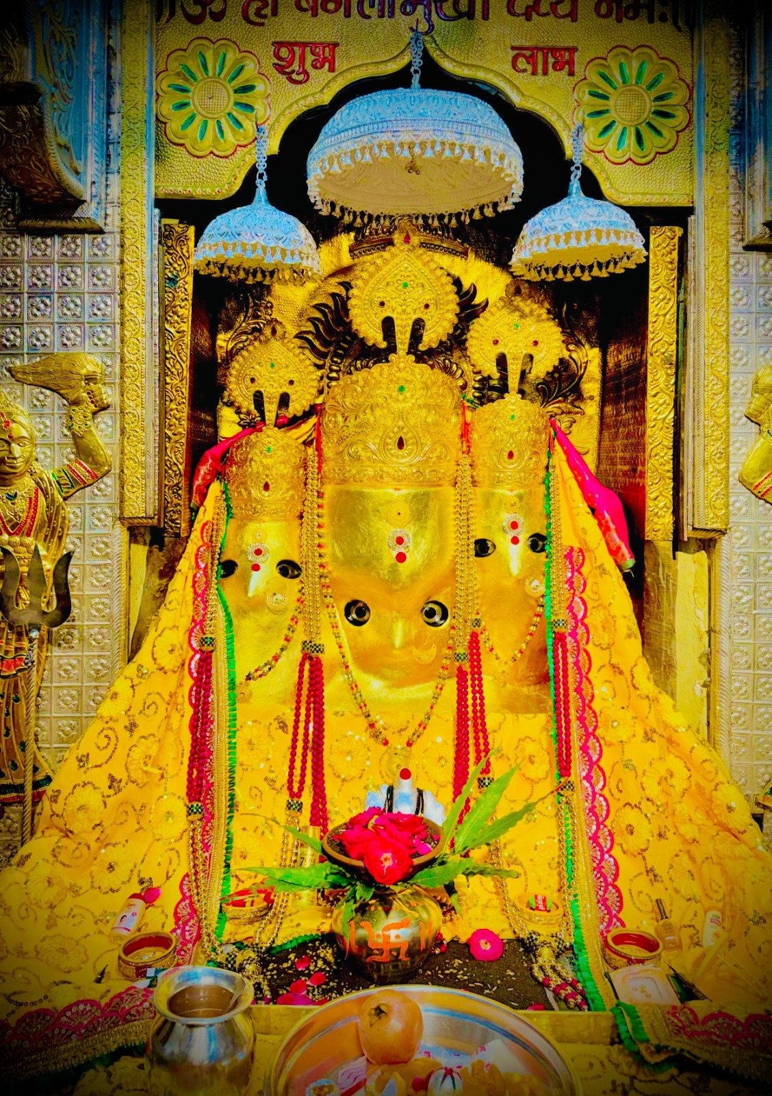 Bagalamukhi Mandir Shikhara - Temple tower architecture and divine design